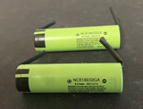 Brand New "2"  Panasonic NCR18650GA 3500mAh 10A 18650 Battery, w/ Tabs