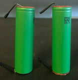 Brand New "2" Sony US18650GS 2200mah 3.7V Li-Ion Rechargeable Battery w/ Tabs