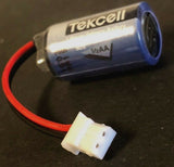 Brand New Tekcell SB-AA02 3.6V 1/2AA Lithium Battery w/ Plug, 1200mAh, LS14250