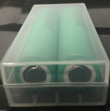 Brand New "2" Samsung 25R 2500mAh 18650 HIGH DRAIN 20A Recharge Battery & Case