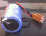 Brand New Panasonic BR-2/3AG 3V 2/3A size PLC Lithium Battery, w/ Plug
