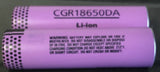 Brand New "2"  Panasonic CGR18650DA 2450mAh 18650 3.6V Rechargeable Lion Battery