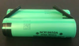 Brand New "2" Panasonic 18650 NCR18650A 3.7V 3100mah Li-on Battery W/ Tab, Case