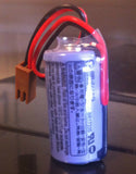 Brand New Panasonic BR-2/3AG 3V 2/3A size PLC Lithium Battery, w/ Plug