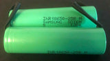 Brand New "2"  Samsung 25R 2500mAh 18650 HIGH DRAIN 20A  Battery w/ Tab