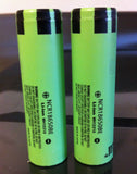 Brand New "2" Panasonic NCR18650BE 3.7V 3200mAh 18650 Rechargeable Battery Japan