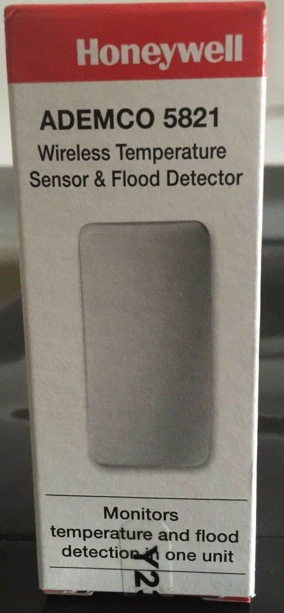 Brand New Honeywell 5821 Wireless Temperature Sensor & Flood Detector w/ Battery