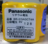 Brand New Panasonic BR-2/3AGCT4A 6 Volts 2400mah Lithium PLC  with Wire