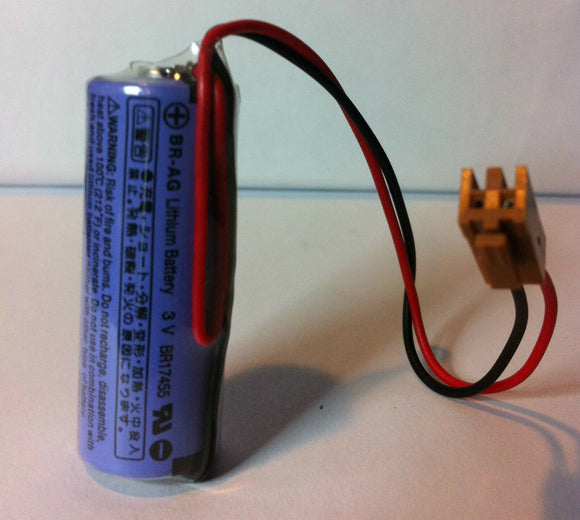 Brand New PANASONIC  BR-AG 3V 2200 mAh Lithium Battery, with Plug